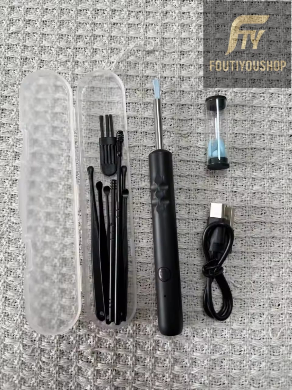 🩺 Otoscope Intelligent Sans Fil – Caméra HD pour Inspection et Nettoyage des Oreilles